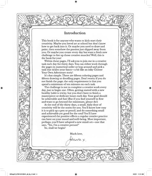 30 DAYS OF CREATIVITY: DRAW, COLOR, & DISCOVER YOUR CREATIVE SELF - BASFORD. JO